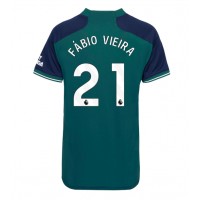 Dres Arsenal Fabio Vieira #21 Rezervni za Žensko 2023-24 Kratak Rukav